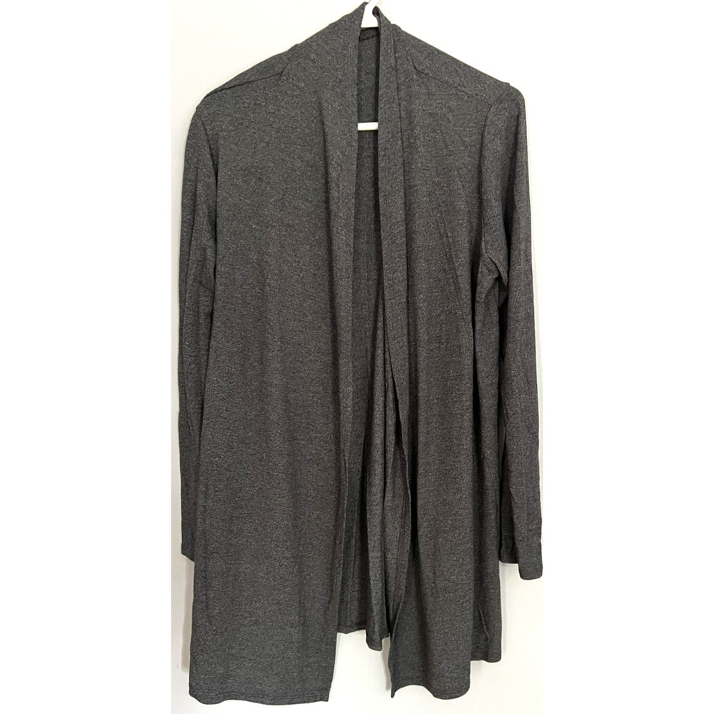 Ettellut Cardigan‎ Womens M Open Front Lightweight Long Sleeve Drape Layering